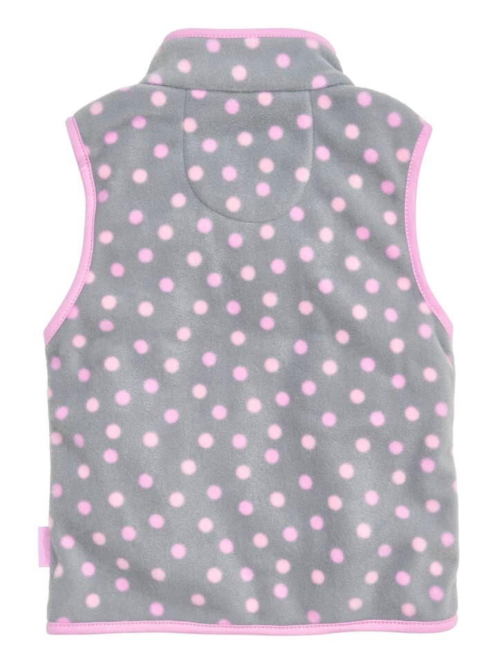 Флисовая куртка Playshoes Fleece-Weste Punkte, серый — фото 2