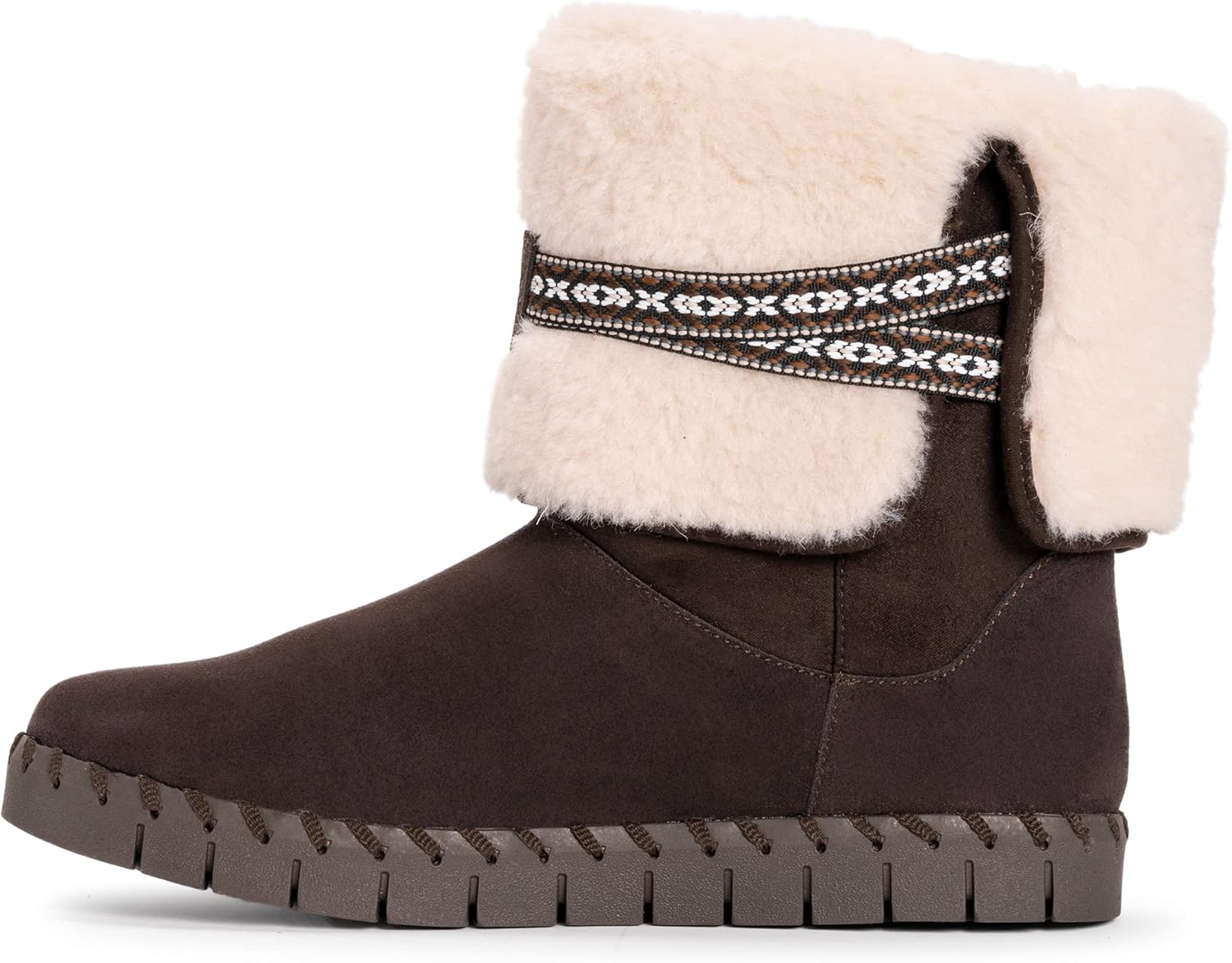 Мужские и женские модные ботинки MUK LUKS Flexi Montauk, шоколадный — фото 4