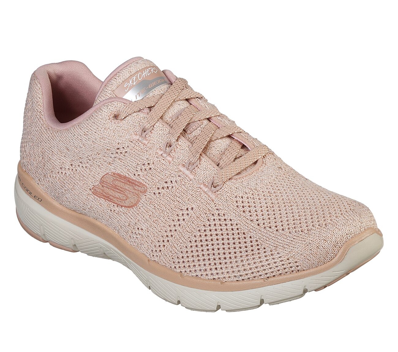 

Кроссовки Skechers Low FLEX APPEAL 3.0 METAL WORKS, розовый