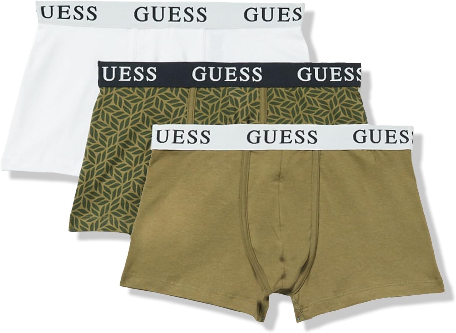 

GUESS мужские боксеры Joe Boxer 3 шт, Army Olive Leaves
