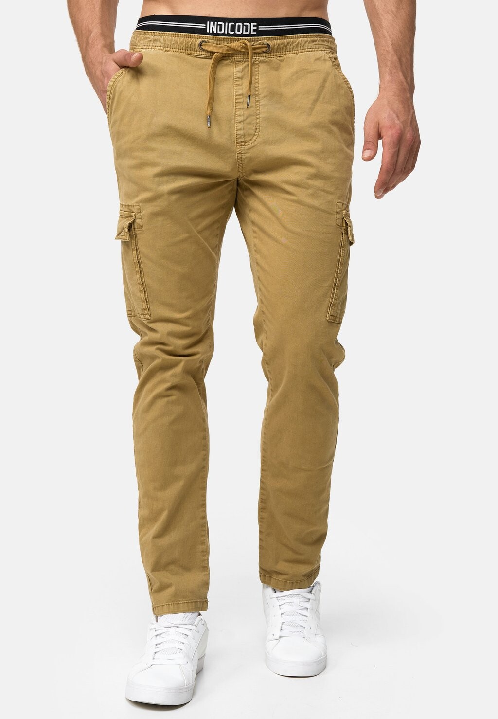 

Брюки карго BROADWICK INDICODE JEANS, цвет camel