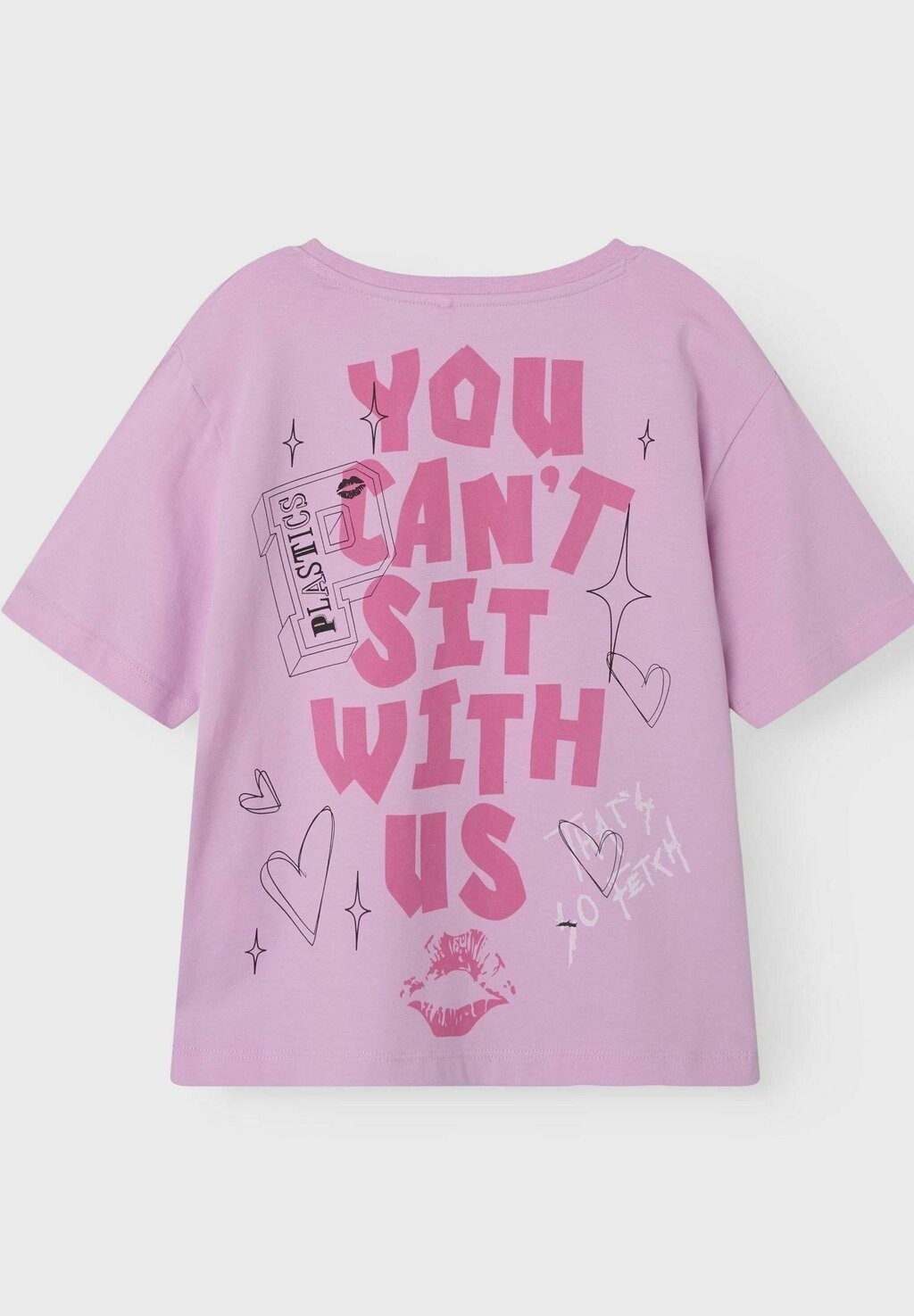 

Футболка с принтом NKFASSA MEANGIRLS Name it, сиреневый