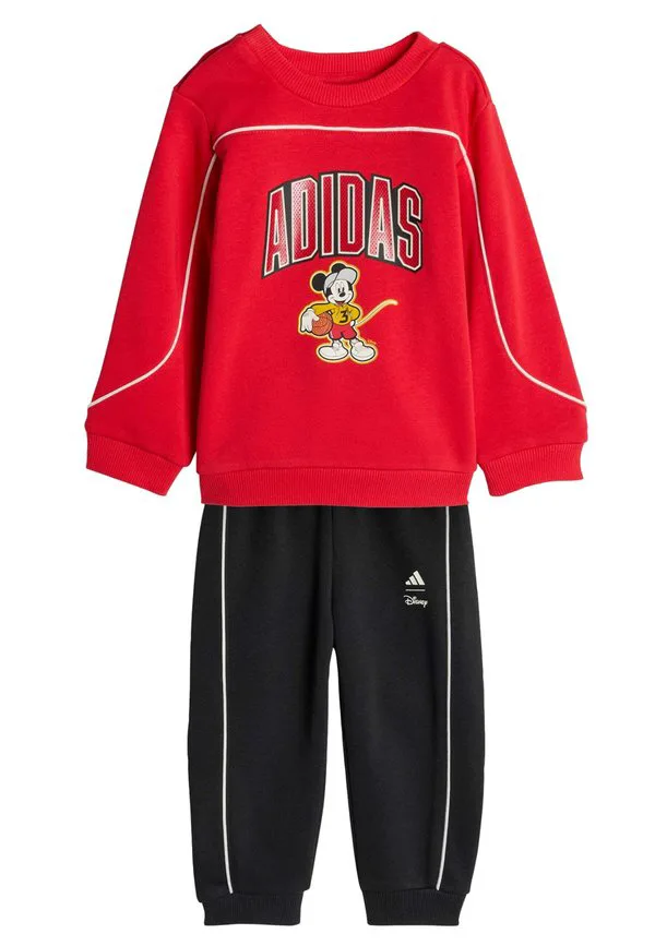 Детский спортивный костюм унисекс с микки маусом от disney Adidas Performance, Pure Ruby/Off White