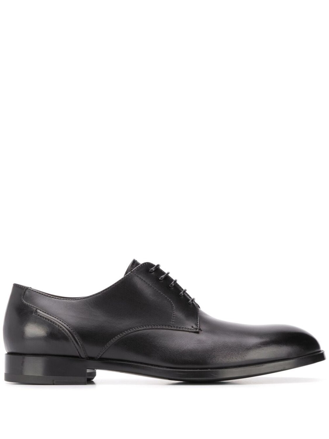 

Zegna туфли дерби с прошитыми вставками, черный
