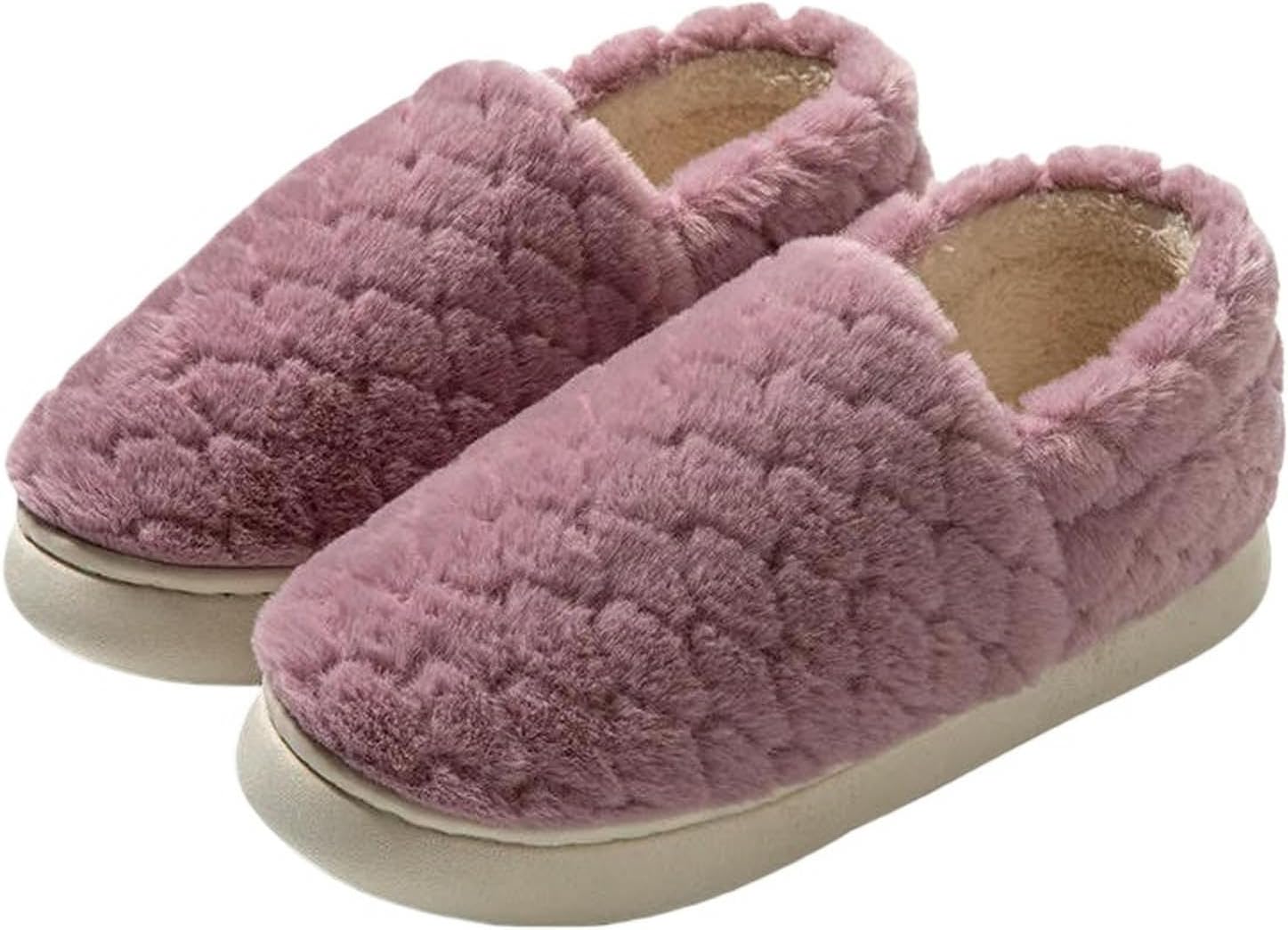 

Женские тапочки Мужские и женские домашние и тапочки с мягкой подошвой, удобные и теплые Getrichh, пурпурный