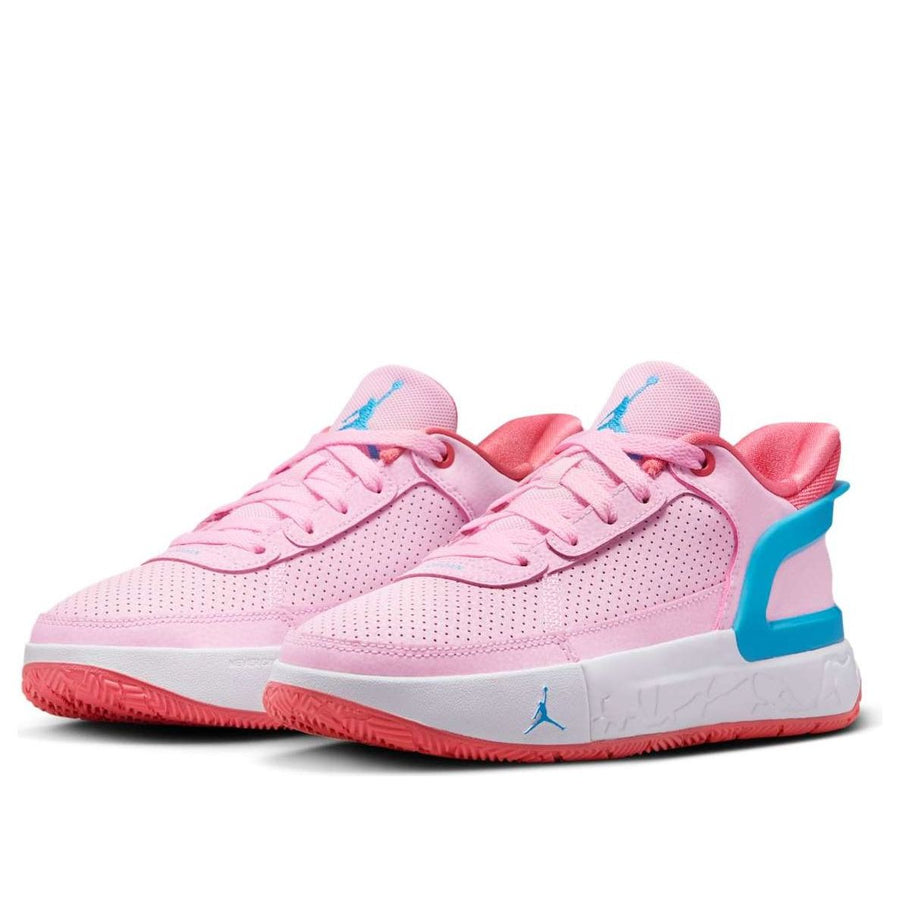 Кроссовки (GS) Air Jordan Day1 EO 'Pink Foam Blue Lightning', розовый — фото 3