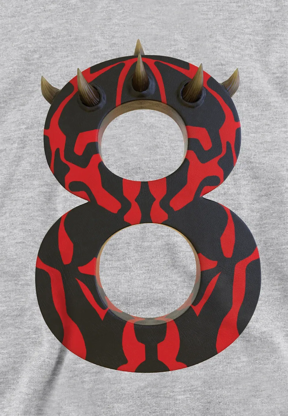 Детская худи Star Wars Darth Maul Disney, серый — фото 2