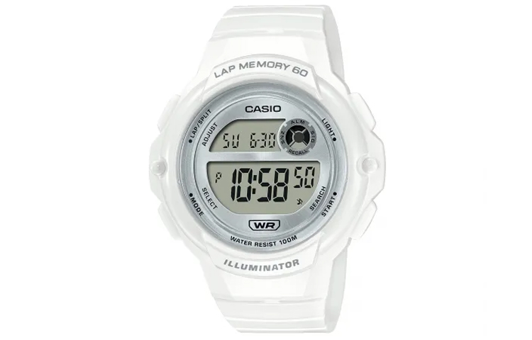 

CASIO Часы Unisex Standard Series White Watch LWS-1200H-7A1