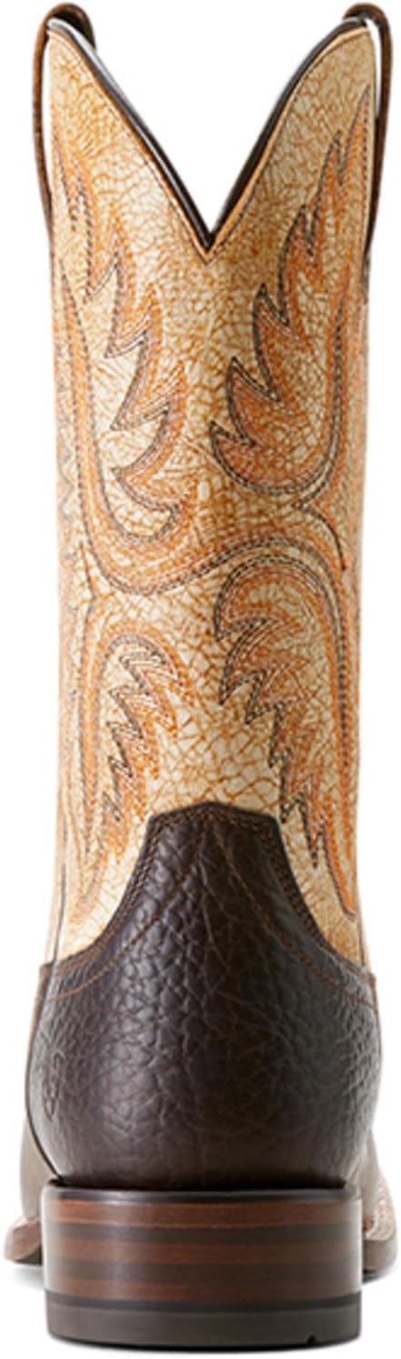 Мужские западные сапоги Ariat Hybrid Roughstock с квадратным носком, Maple/Warm Stone — фото 3