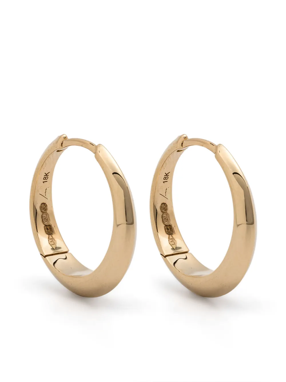

Серьги-кольца Crescent из желтого золота Lizzie Mandler Fine Jewelry, золотой