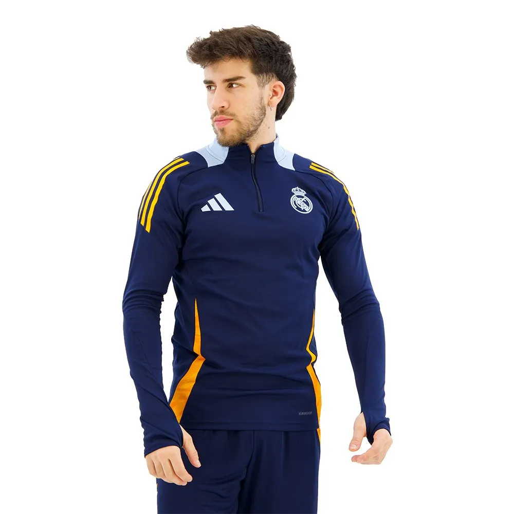

Толстовка adidas Real Madrid Tiro 24 Competition Training half zip, синий