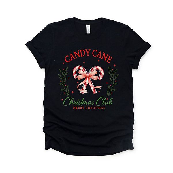 

Футболка с коротким рукавом Candy Cane Christmas Club Simply Sage Market, Black, Черный, Футболка с коротким рукавом Candy Cane Christmas Club Simply Sage Market, Black