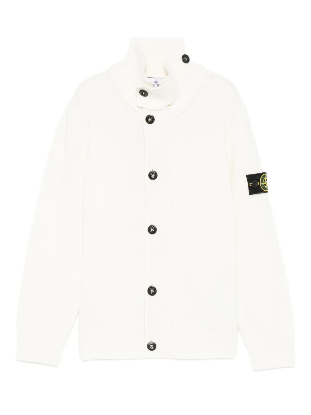 

Кардиган с нашивкой-компасом Stone Island Junior, белый