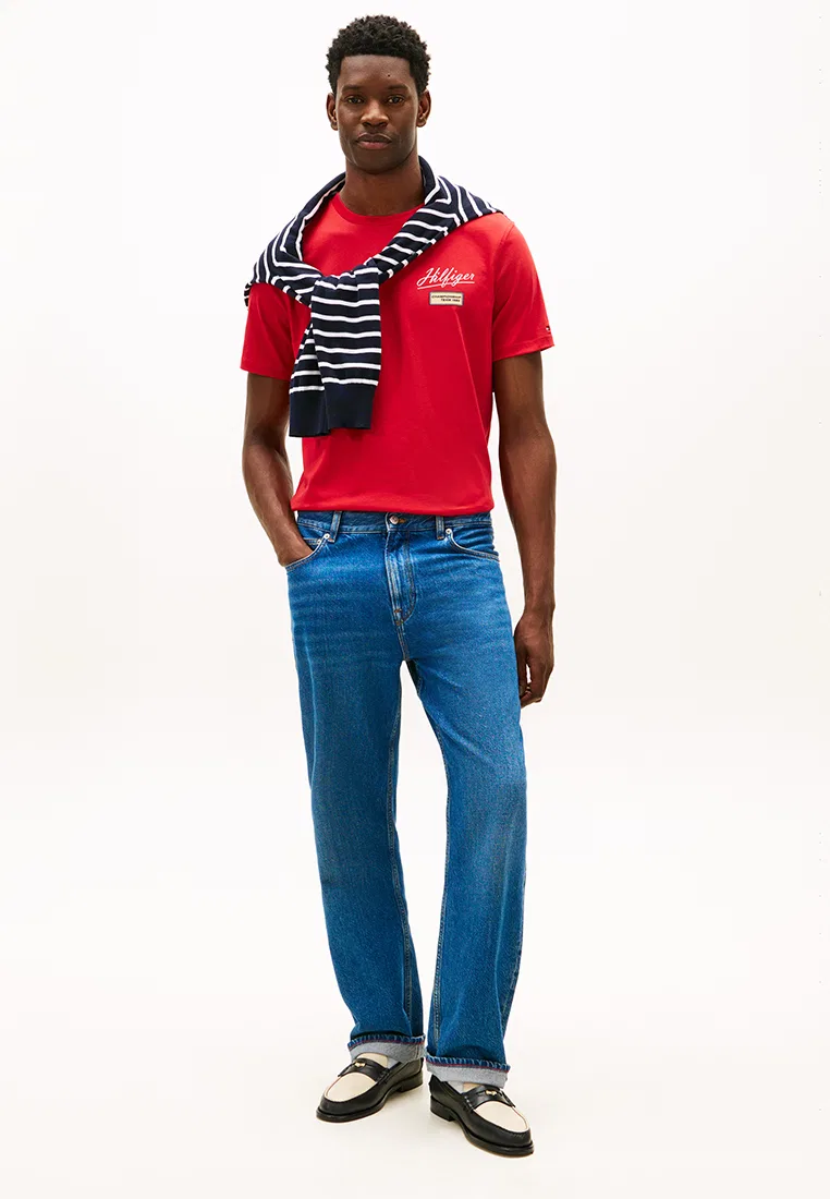 Футболка с графическим принтом, TH Mainline Tommy Hilfiger, красный — фото 4