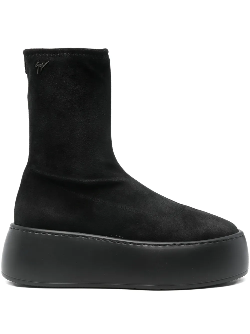 Ботильоны на платформе Giuseppe Zanotti, черный