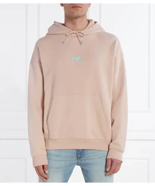 

Толстовка Dreezes Oversize fit Hugo, розовый