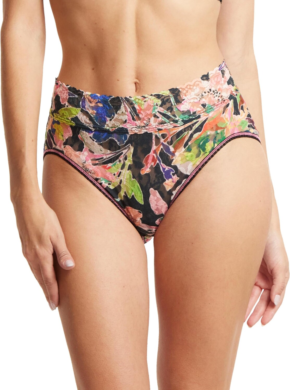 

Трусы Hanky Panky Signature Lace Printed French Brief, цвет Unapologetic