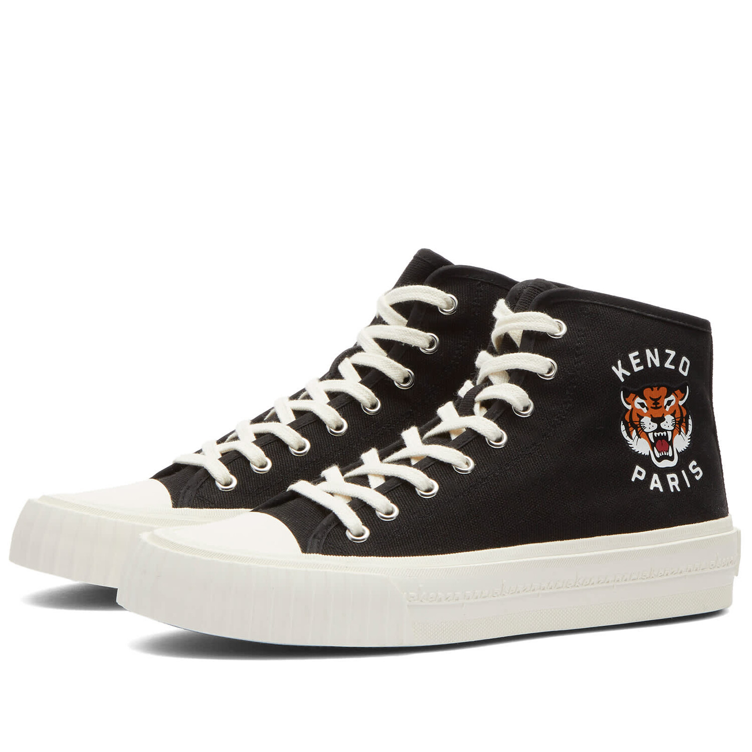 

Кроссовки Kenzo High Top Canvas, черный