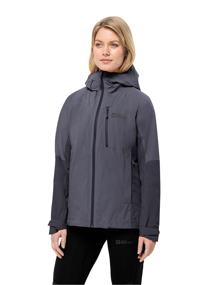 

Дождевик Jack Wolfskin, серый