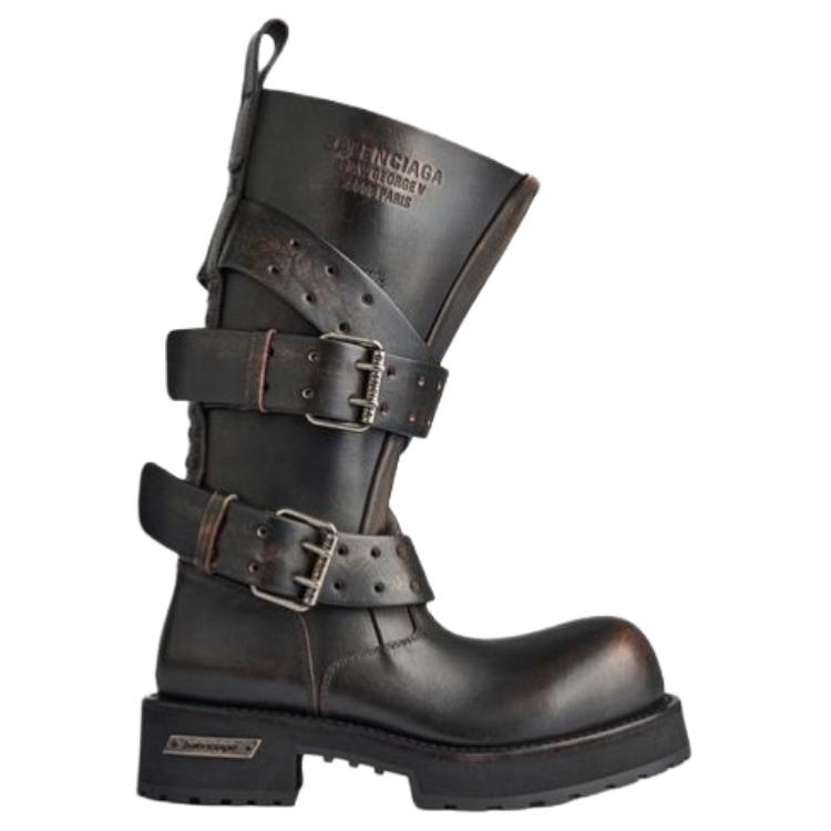 Balenciaga Venom Knee high Boots Women's Brown — фото 4