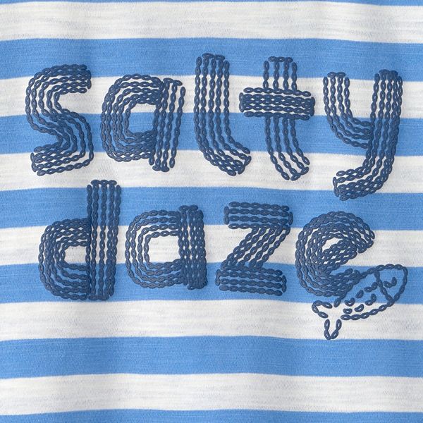 Футболка Carter's с полосками и принтом 'salty daze' для мальчиков Carter'S — фото 3