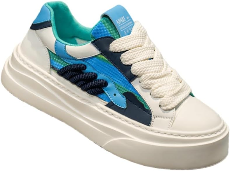 

Мужские модные спортивные кроссовки - дышащие и удобные, противоскользящие и стойкие к износу. Подходят для активного отдыха на улице, повседневного использования, бега и фитнеса Fmshi, синий