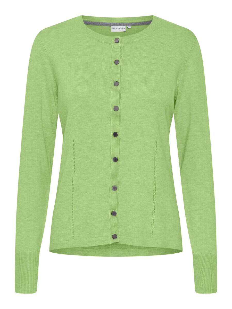 

Вязаный кардиган PULZ Jeans Knit Cardigan Sara, светло-зеленый