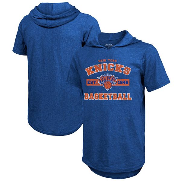 

Мужская толстовка royal new york knicks tri-blend Majestic Threads