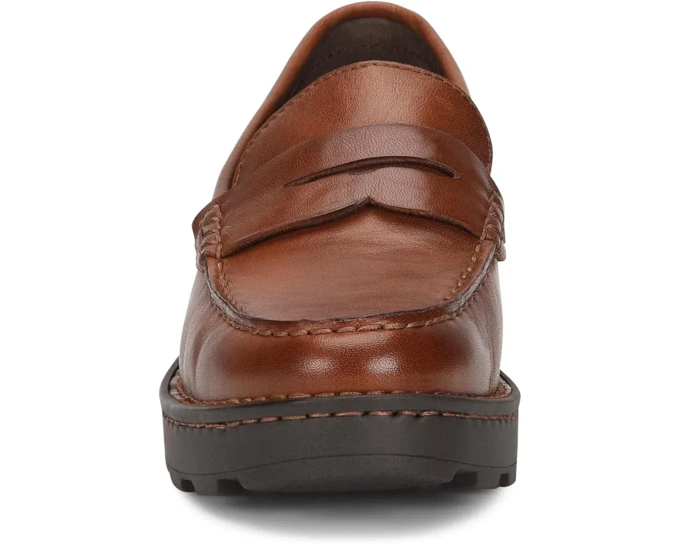 BÃ¸rn Мужские лоферы Born Carrera BR0041706, коричневые, с рифленой подошвой и мокасиновым носком, модель HAWK3123 — фото 3