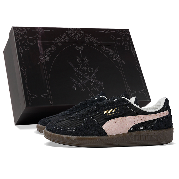 

Кроссовки Puma Palermo Skateboarding Shoes Unisex Low-top Black/powder, черный/розовый