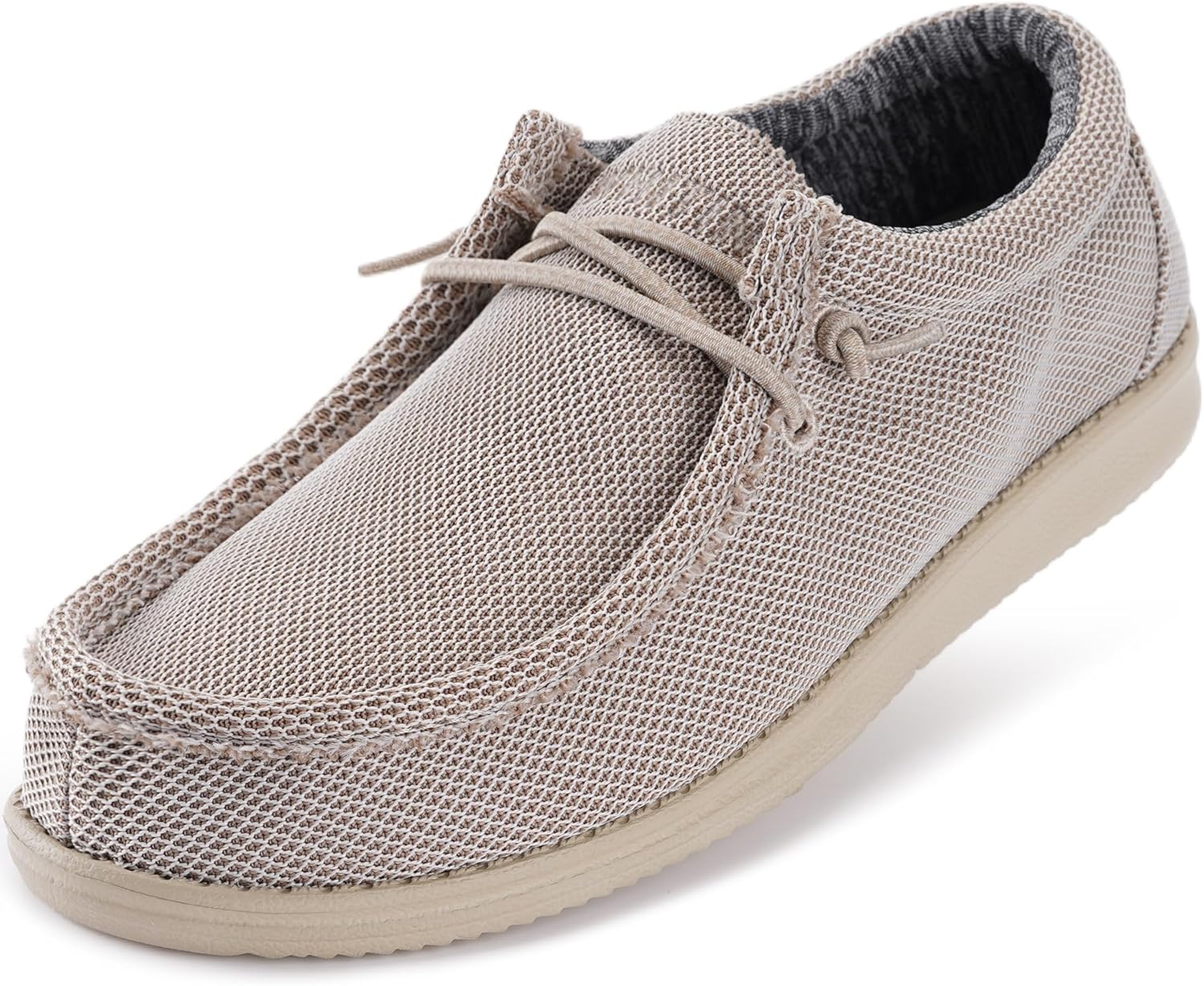 

Мужские слипоны WHITIN Easy Breezy, Стелька с пенополиуретановым наполнителем, Ультралегкая гибкая подошва, бежевый/хаки