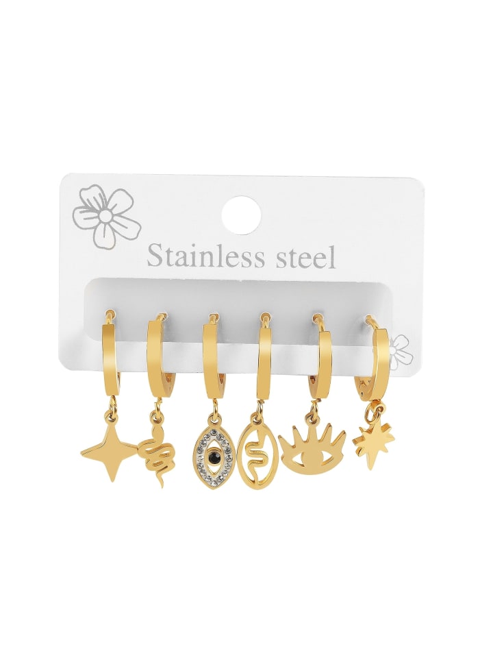 

Adeliás Женский кулон - Кулон из нержавеющей стали в золотом исполнении