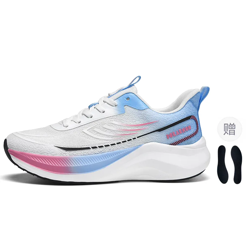 Детские кроссовки low top для бега Doraemon, Ice Blue (Full-Length Anti-Twist Carbon Plate)