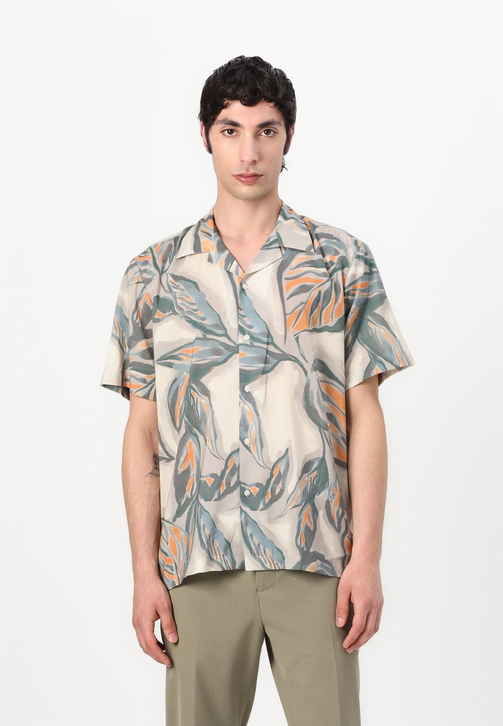 

Рубашка SLHREG AIR SHIRT Selected Homme, бежевый