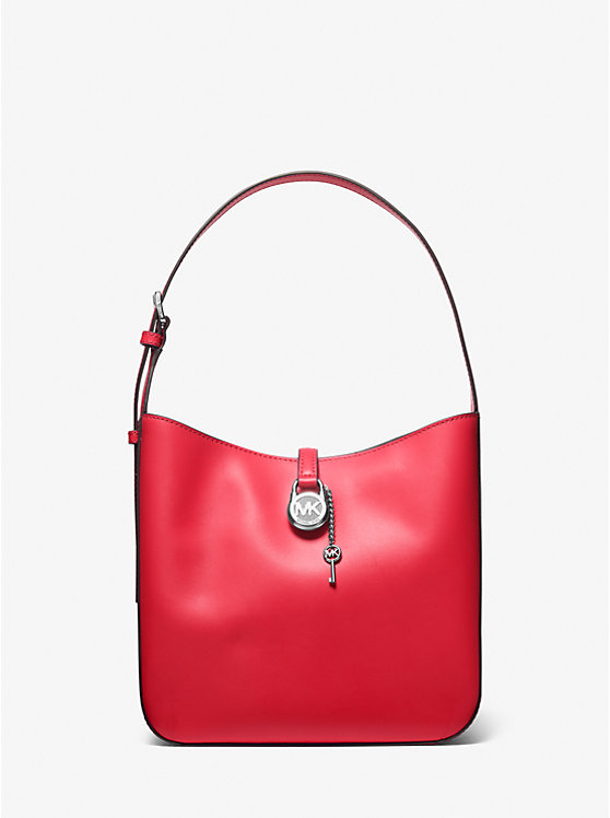 

Маленькая кожаная сумка через плечо Lyra Michael Kors, красный