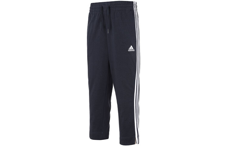 

Трикотажные спортивные штаны женские синие Adidas