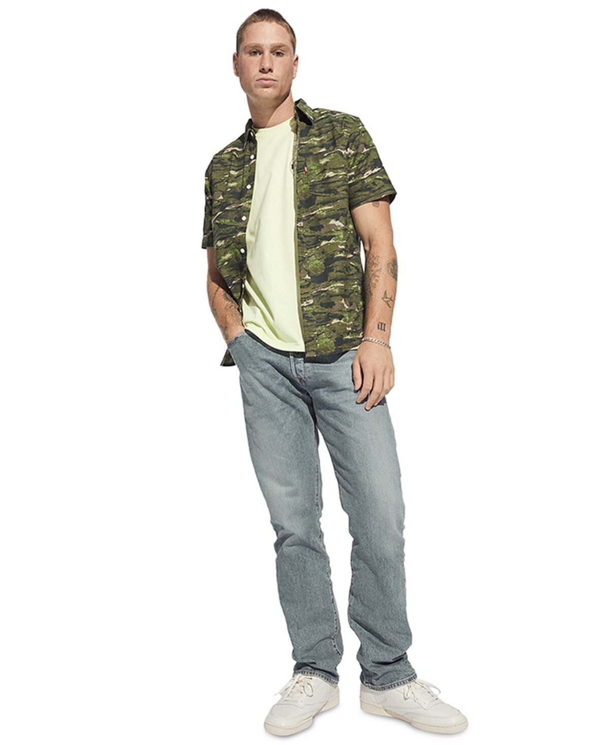 

Мужские эластичные джинсы с пуговицами 501 Original Fit Fly Levi's