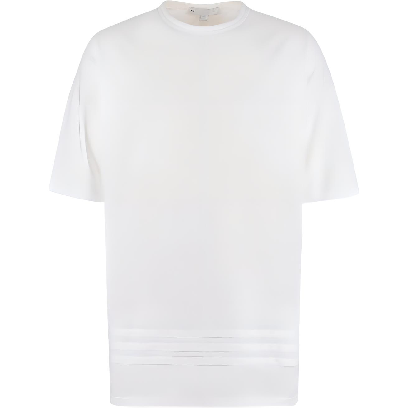 

Футболка Y 3 с коротким рукавом и логотипом Y-3, белый