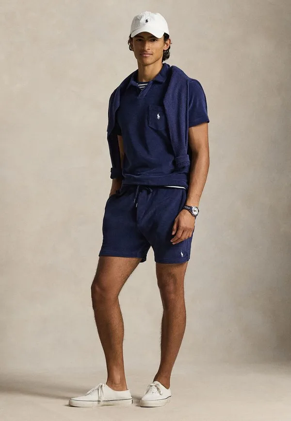 6-Дюймовые махровые шорты на завязках Polo Ralph Lauren, Newport Navy — фото 2