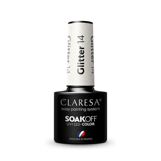 

Гибридный лак с блестками 14 5г Claresa Soak Off Glitter UV/LED