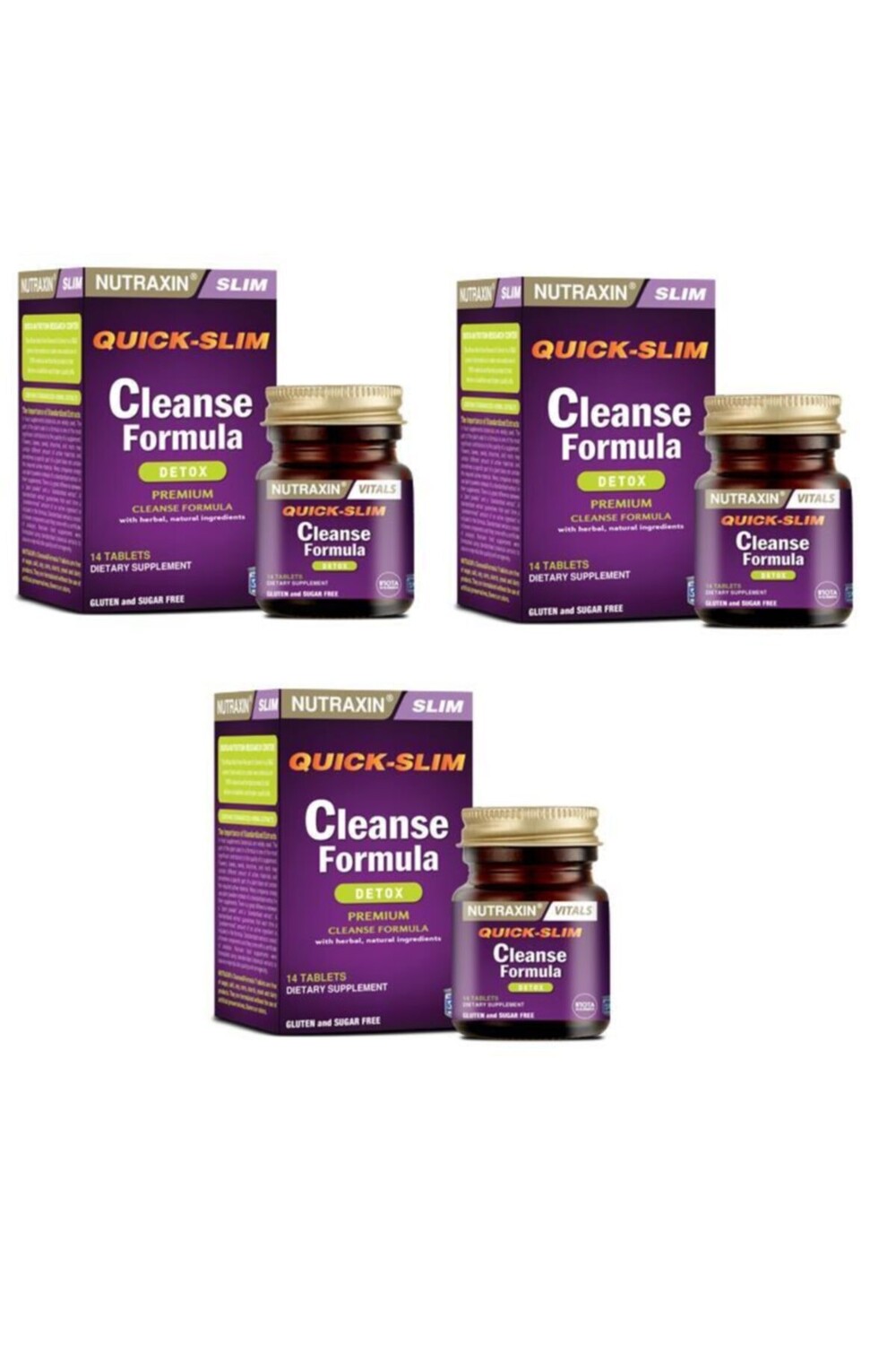 

Nutraxin Quick-slim Cleanse Formula 7 14 таблеток X3
