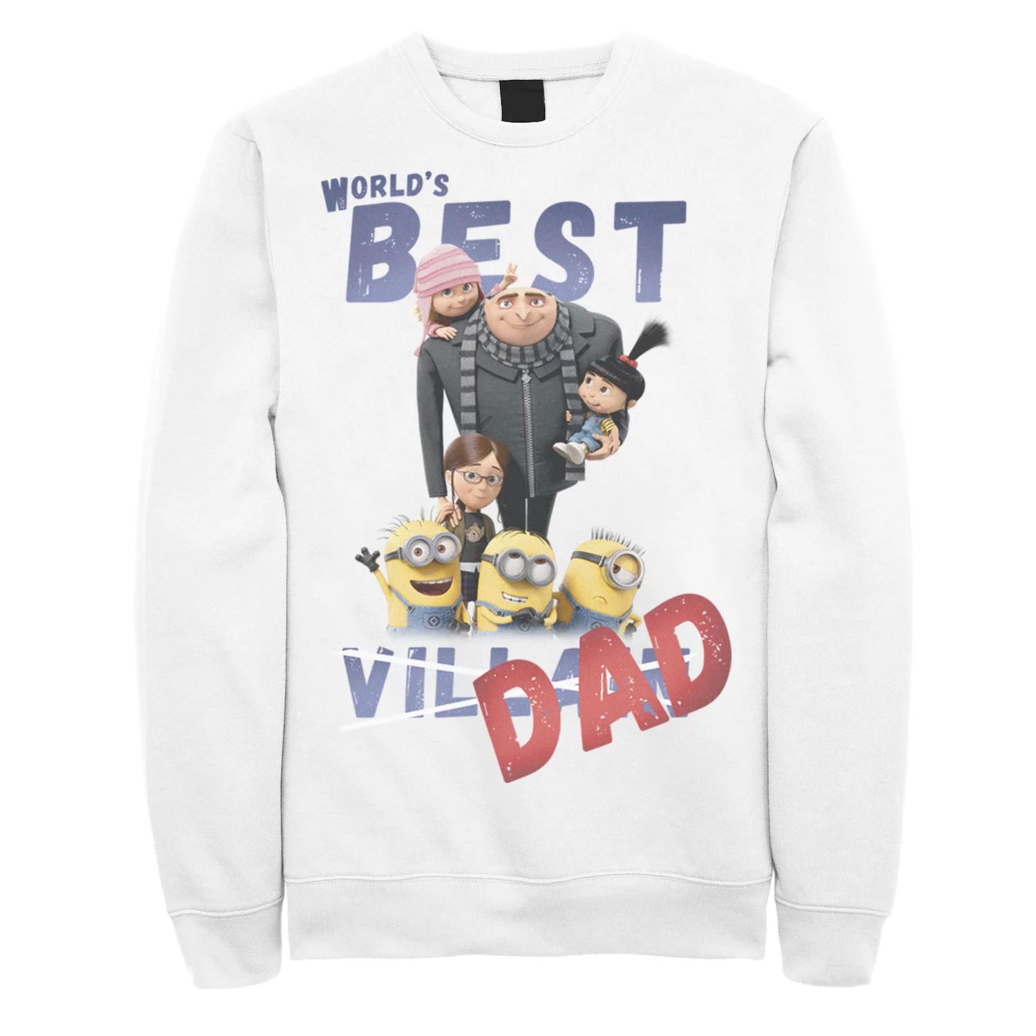 

Мужской свитшот для папы Despicable Me Minions World's Best Dad Licensed Character