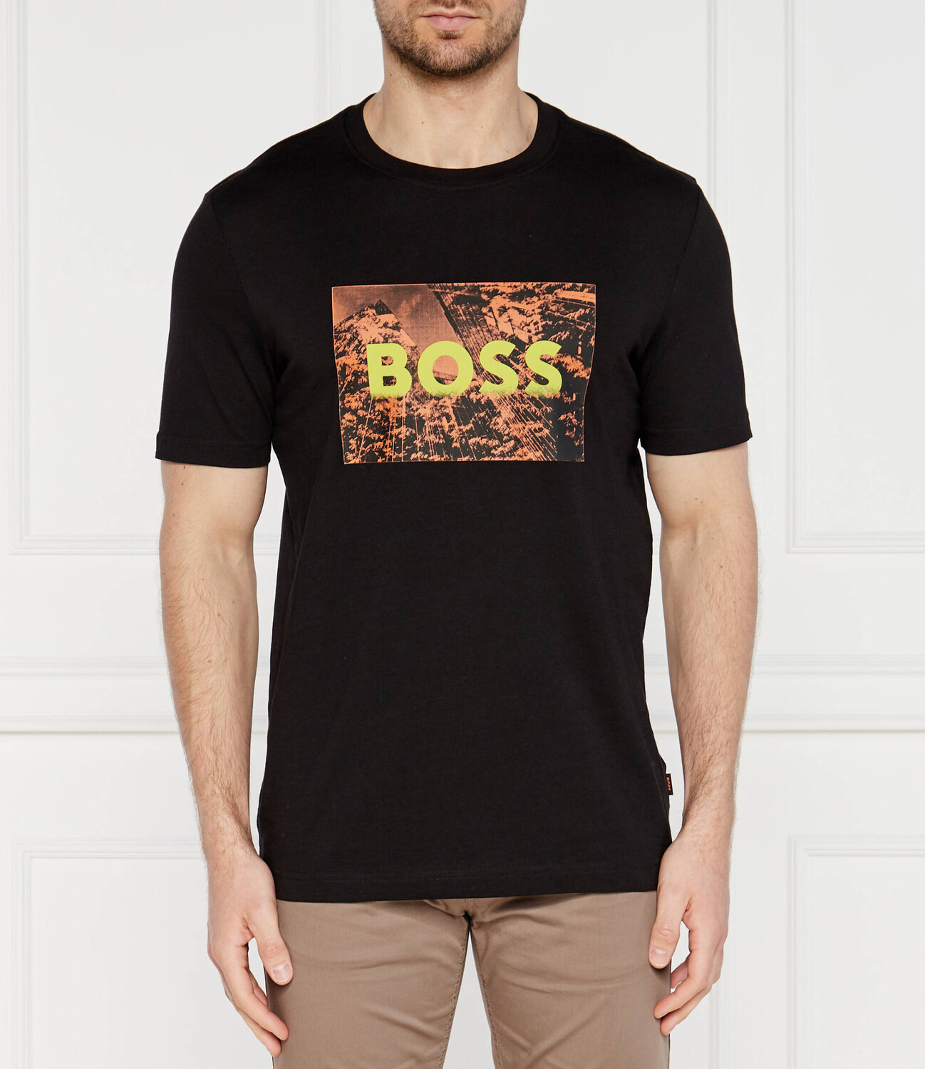 

Футболка BOSS ORANGE Regular Fit, черный