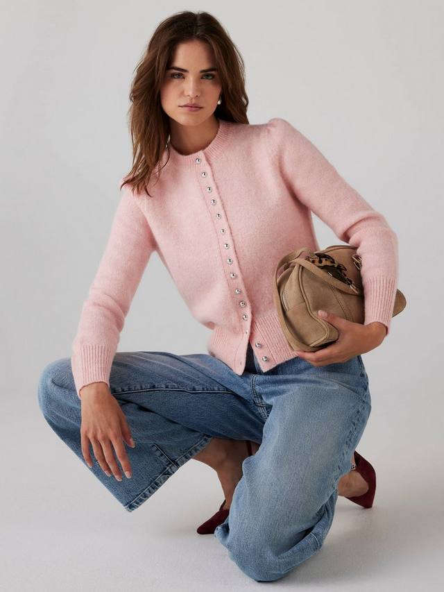 

Шерстяной кардиган Mint Velvet, Light Pink