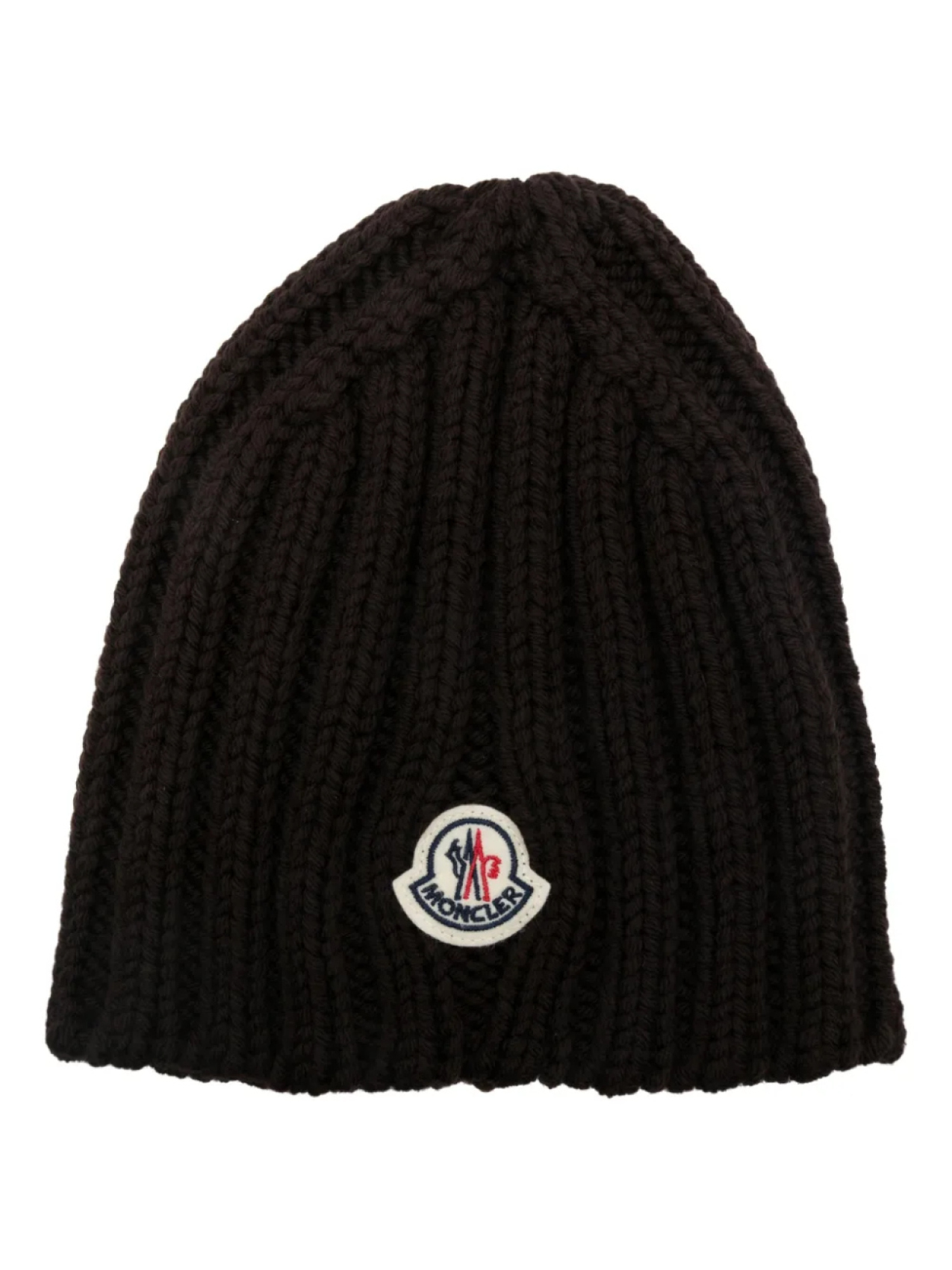 

Шапка бини из вирджинской шерсти Moncler, коричневый