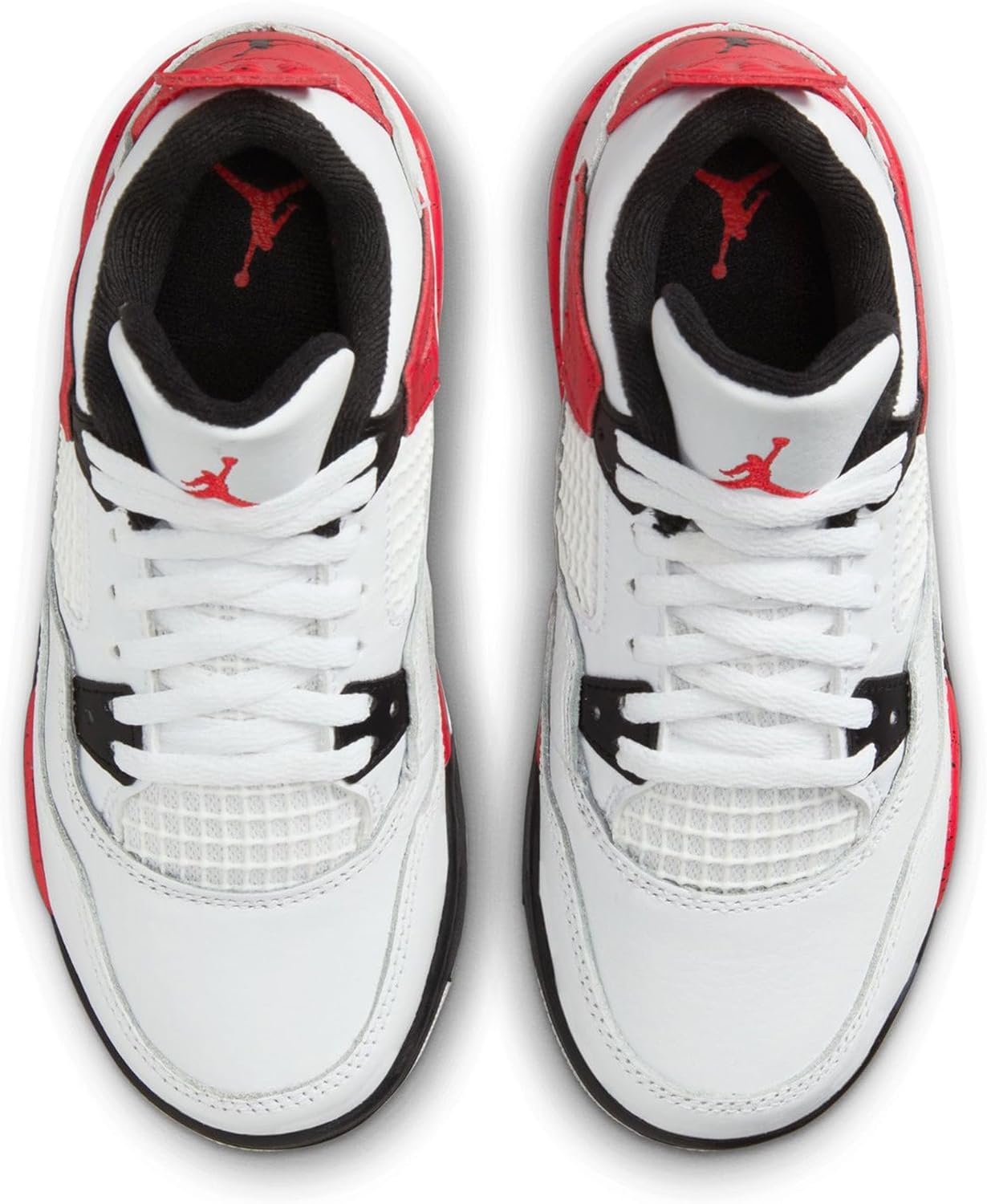 Мужские кроссовки Nike Jordan 4 Retro, размер, белый/черный — фото 4