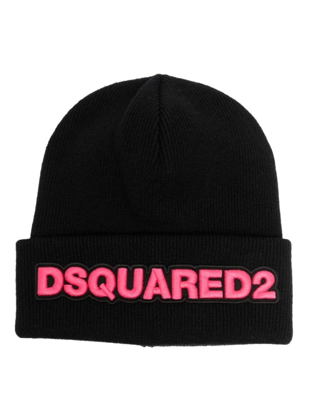 

Dsquared2 шерстяная шапка бини с логотипом, черный