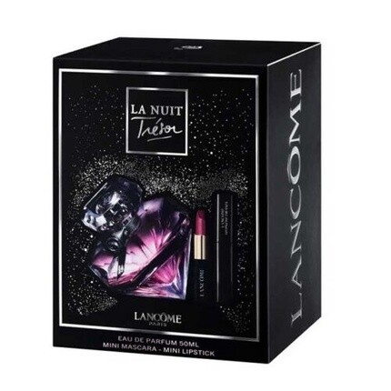 

La Nuit Tresor Perfumed Water Spray 50ml + L' Absolu Rouge Markenlos, Черный, La Nuit Tresor Perfumed Water Spray 50ml + L' Absolu Rouge Markenlos