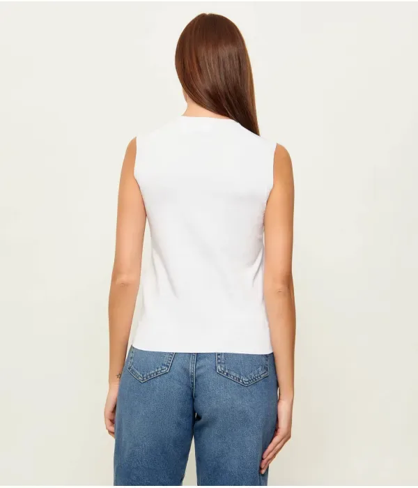 Топ slim fit Polo Ralph Lauren, белый — фото 3