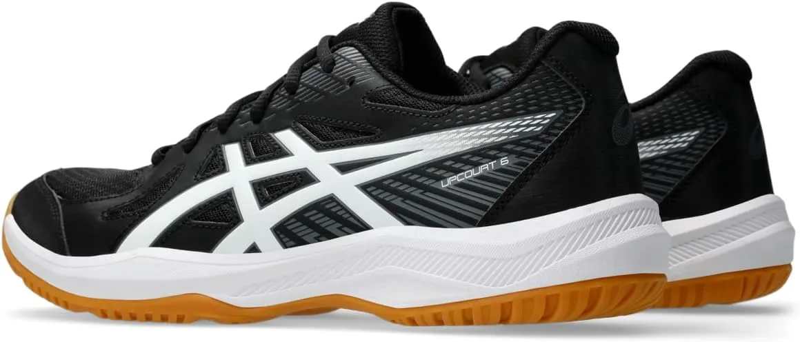 Волейбольные кроссовки Asics Men's Upcourt 6, черно-белый — фото 3